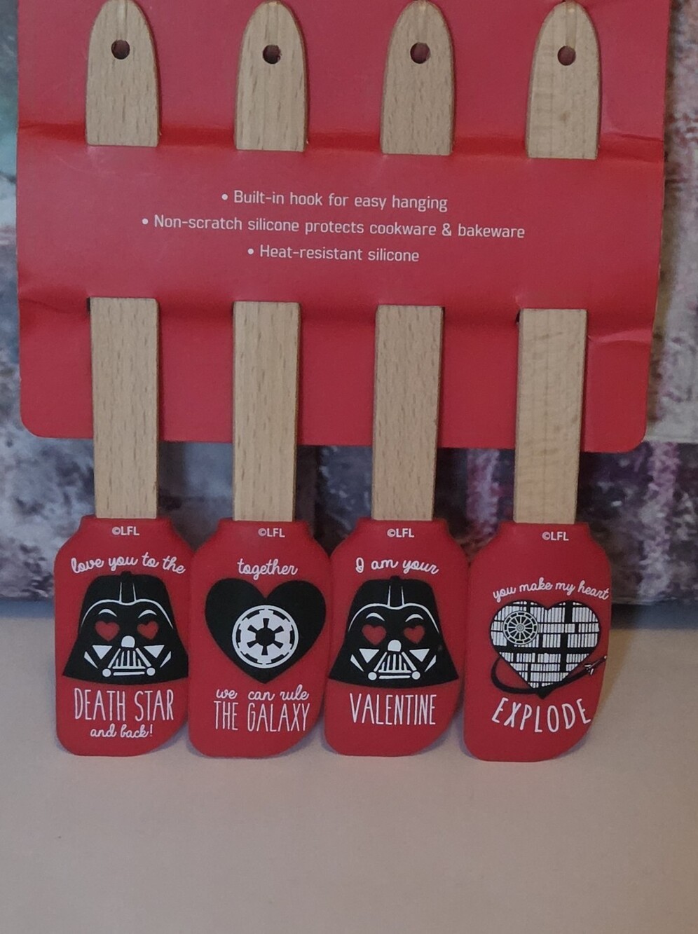 Disney Star Wars 4pk Spatulas NIP